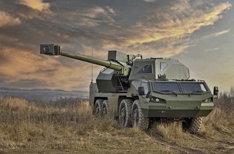 New DITA selfpropelled cannon howitzer CZDEFENCE czech army and defence magazine